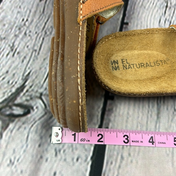 EL NATUALISTA PANGLAO Multicolored Leather Strappy Strap Slip On Flat Sandals - Picture 8 of 17